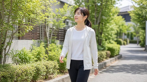 脊柱管狭窄症と焦らず付き合いながら歩くイメージ